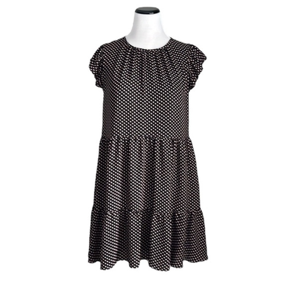 Ann Taylor Women’s Polka Dot Tiered Mini Dress Size M